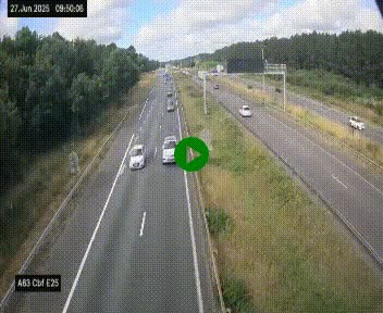 <h2>Webcam autoroute A63 en périphérie de Bordeaux au sud-est de la ville, en provenance du bassin d'Arcachon. Vue orientée vers Bordeaux</h2>