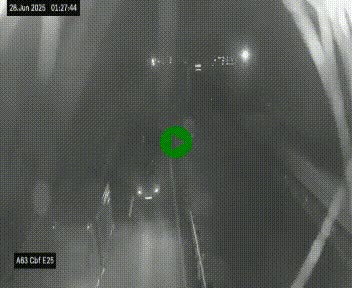 <h2>Webcam autoroute A63 en périphérie de Bordeaux au sud-est de la ville, en provenance du bassin d'Arcachon. Vue orientée vers Bordeaux</h2>