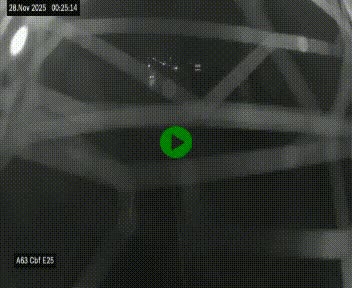 <h2>Webcam autoroute A63 en périphérie de Bordeaux au sud-est de la ville, en provenance du bassin d'Arcachon. Vue orientée vers Bordeaux</h2>