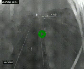 <h2>Webcam autoroute A63 en périphérie de Bordeaux au sud-est de la ville, en provenance du bassin d'Arcachon. Vue orientée vers Bordeaux</h2>