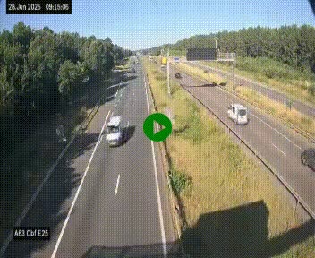 <h2>Webcam autoroute A63 en périphérie de Bordeaux au sud-est de la ville, en provenance du bassin d'Arcachon. Vue orientée vers Bordeaux</h2>