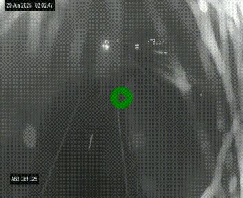 <h2>Webcam autoroute A63 en périphérie de Bordeaux au sud-est de la ville, en provenance du bassin d'Arcachon. Vue orientée vers Bordeaux</h2>