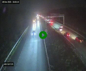 <h2>Webcam autoroute A63 en périphérie de Bordeaux au sud-est de la ville, en provenance du bassin d'Arcachon. Vue orientée vers Bordeaux</h2>