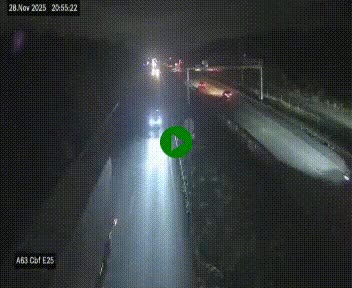 <h2>Webcam autoroute A63 en périphérie de Bordeaux au sud-est de la ville, en provenance du bassin d'Arcachon. Vue orientée vers Bordeaux</h2>