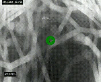 <h2>Webcam autoroute A63 en périphérie de Bordeaux au sud-est de la ville, en provenance du bassin d'Arcachon. Vue orientée vers Bordeaux</h2>