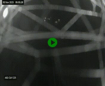 <h2>Webcam autoroute A63 en périphérie de Bordeaux au sud-est de la ville, en provenance du bassin d'Arcachon. Vue orientée vers Bordeaux</h2>