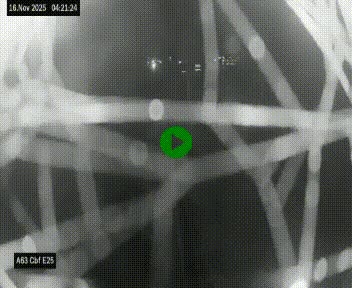 <h2>Webcam autoroute A63 en périphérie de Bordeaux au sud-est de la ville, en provenance du bassin d'Arcachon. Vue orientée vers Bordeaux</h2>