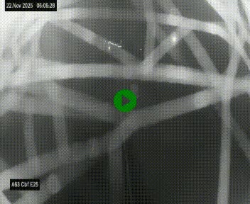 <h2>Webcam autoroute A63 en périphérie de Bordeaux au sud-est de la ville, en provenance du bassin d'Arcachon. Vue orientée vers Bordeaux</h2>