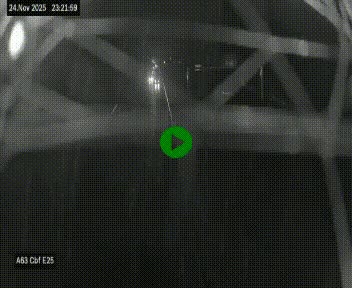 <h2>Webcam autoroute A63 en périphérie de Bordeaux au sud-est de la ville, en provenance du bassin d'Arcachon. Vue orientée vers Bordeaux</h2>