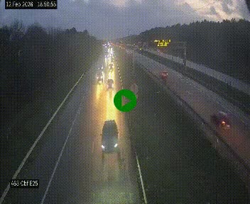 <h2>Webcam autoroute A63 en périphérie de Bordeaux au sud-est de la ville, en provenance du bassin d'Arcachon. Vue orientée vers Bordeaux</h2>