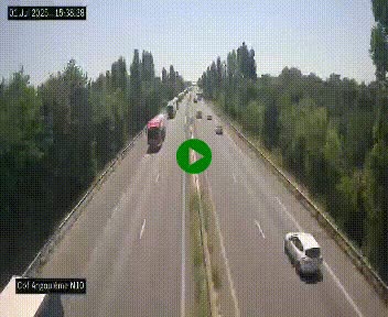 <h2>Webcam routière à la fin de la N10, en périphérique ouest d'Angouleme, proche de la jonction avec l'A10</h2>