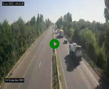<h2>Webcam routière à la fin de la N10, en périphérique ouest d'Angouleme, proche de la jonction avec l'A10</h2>