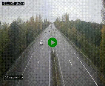<h2>Webcam routière à la fin de la N10, en périphérique ouest d'Angouleme, proche de la jonction avec l'A10</h2>