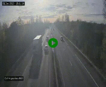 <h2>Webcam routière à la fin de la N10, en périphérique ouest d'Angouleme, proche de la jonction avec l'A10</h2>