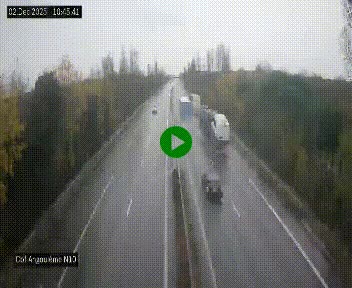 <h2>Webcam routière à la fin de la N10, en périphérique ouest d'Angouleme, proche de la jonction avec l'A10</h2>