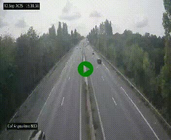 <h2>Webcam routière à la fin de la N10, en périphérique ouest d'Angouleme, proche de la jonction avec l'A10</h2>