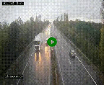 <h2>Webcam routière à la fin de la N10, en périphérique ouest d'Angouleme, proche de la jonction avec l'A10</h2>