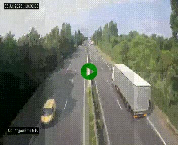 <h2>Webcam routière à la fin de la N10, en périphérique ouest d'Angouleme, proche de la jonction avec l'A10</h2>