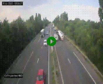 <h2>Webcam routière à la fin de la N10, en périphérique ouest d'Angouleme, proche de la jonction avec l'A10</h2>