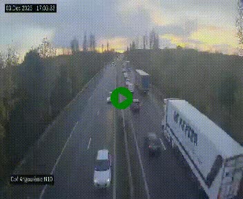 <h2>Webcam routière à la fin de la N10, en périphérique ouest d'Angouleme, proche de la jonction avec l'A10</h2>
