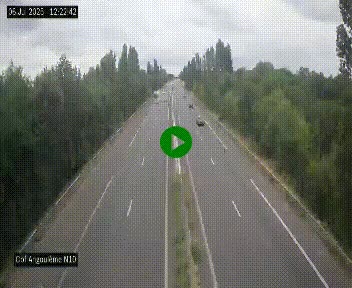 <h2>Webcam routière à la fin de la N10, en périphérique ouest d'Angouleme, proche de la jonction avec l'A10</h2>