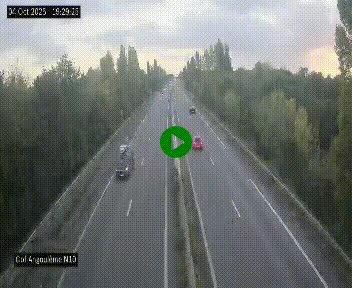 <h2>Webcam routière à la fin de la N10, en périphérique ouest d'Angouleme, proche de la jonction avec l'A10</h2>