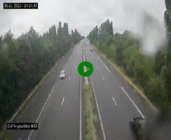 <h2>Webcam routière à la fin de la N10, en périphérique ouest d'Angouleme, proche de la jonction avec l'A10</h2>