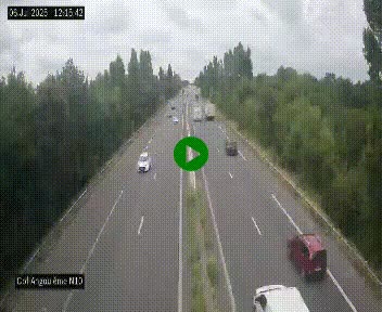 <h2>Webcam routière à la fin de la N10, en périphérique ouest d'Angouleme, proche de la jonction avec l'A10</h2>