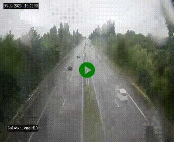 <h2>Webcam routière à la fin de la N10, en périphérique ouest d'Angouleme, proche de la jonction avec l'A10</h2>