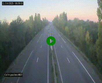 <h2>Webcam routière à la fin de la N10, en périphérique ouest d'Angouleme, proche de la jonction avec l'A10</h2>