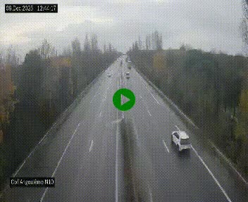 <h2>Webcam routière à la fin de la N10, en périphérique ouest d'Angouleme, proche de la jonction avec l'A10</h2>