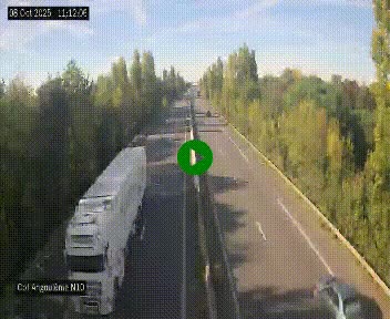 <h2>Webcam routière à la fin de la N10, en périphérique ouest d'Angouleme, proche de la jonction avec l'A10</h2>