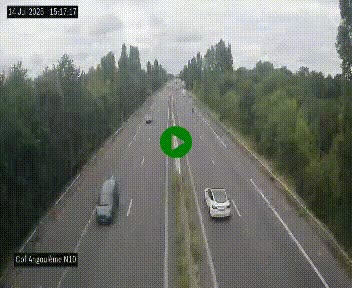 <h2>Webcam routière à la fin de la N10, en périphérique ouest d'Angouleme, proche de la jonction avec l'A10</h2>