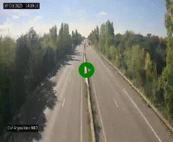 <h2>Webcam routière à la fin de la N10, en périphérique ouest d'Angouleme, proche de la jonction avec l'A10</h2>