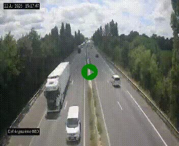 <h2>Webcam routière à la fin de la N10, en périphérique ouest d'Angouleme, proche de la jonction avec l'A10</h2>