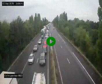 <h2>Webcam routière à la fin de la N10, en périphérique ouest d'Angouleme, proche de la jonction avec l'A10</h2>
