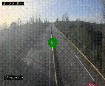 <h2>Webcam routière à la fin de la N10, en périphérique ouest d'Angouleme, proche de la jonction avec l'A10</h2>