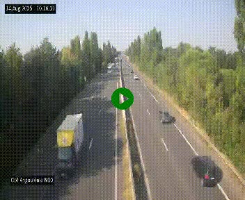<h2>Webcam routière à la fin de la N10, en périphérique ouest d'Angouleme, proche de la jonction avec l'A10</h2>