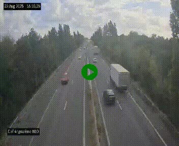 <h2>Webcam routière à la fin de la N10, en périphérique ouest d'Angouleme, proche de la jonction avec l'A10</h2>