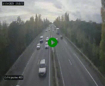 <h2>Webcam routière à la fin de la N10, en périphérique ouest d'Angouleme, proche de la jonction avec l'A10</h2>