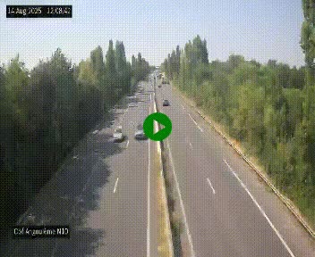<h2>Webcam routière à la fin de la N10, en périphérique ouest d'Angouleme, proche de la jonction avec l'A10</h2>