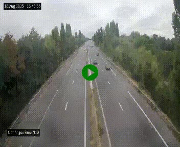 <h2>Webcam routière à la fin de la N10, en périphérique ouest d'Angouleme, proche de la jonction avec l'A10</h2>