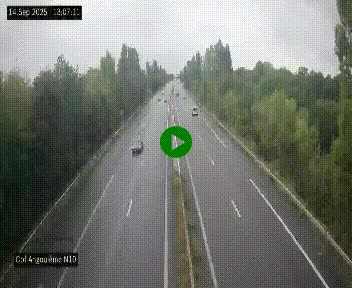 <h2>Webcam routière à la fin de la N10, en périphérique ouest d'Angouleme, proche de la jonction avec l'A10</h2>