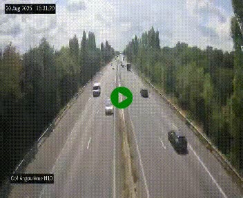 <h2>Webcam routière à la fin de la N10, en périphérique ouest d'Angouleme, proche de la jonction avec l'A10</h2>
