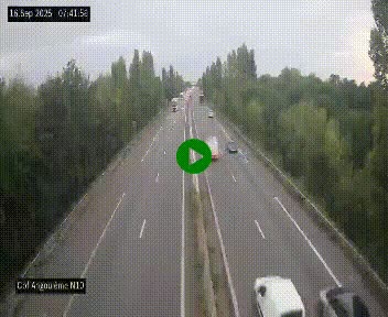 <h2>Webcam routière à la fin de la N10, en périphérique ouest d'Angouleme, proche de la jonction avec l'A10</h2>