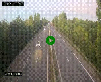 <h2>Webcam routière à la fin de la N10, en périphérique ouest d'Angouleme, proche de la jonction avec l'A10</h2>
