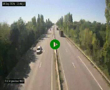 <h2>Webcam routière à la fin de la N10, en périphérique ouest d'Angouleme, proche de la jonction avec l'A10</h2>