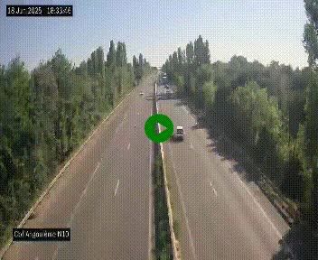<h2>Webcam routière à la fin de la N10, en périphérique ouest d'Angouleme, proche de la jonction avec l'A10</h2>