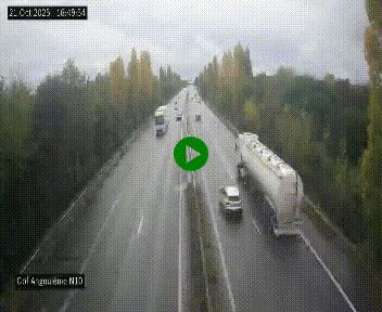 <h2>Webcam routière à la fin de la N10, en périphérique ouest d'Angouleme, proche de la jonction avec l'A10</h2>