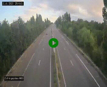 <h2>Webcam routière à la fin de la N10, en périphérique ouest d'Angouleme, proche de la jonction avec l'A10</h2>